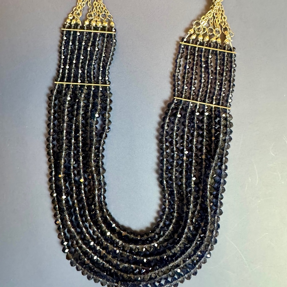 NWT Aurora Borealis Multi Strand Necklace
